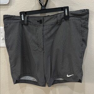Nike Golf Women's Black and White Athletic Shorts